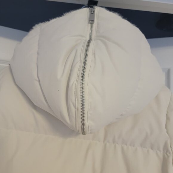 Puffer coat by Banana Repulic, cream, size S - Picture 6 of 9